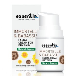 Essentiq Crema Facial para Piel Seca con Siempreviva y Babasú