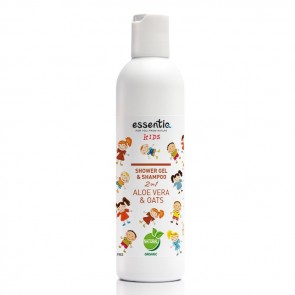 Essentiq Gel de Ducha y Champú 2 en 1 de Aloe Vera y Avena Kids