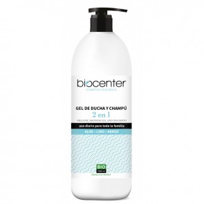 Biocenter   Gel de ducha y Champú 2 en 1  1L