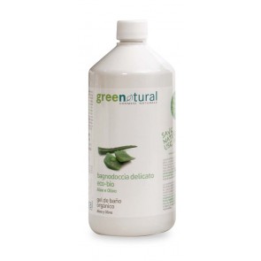 Greenatural - Gel de Baño Delicado Aloe Vera y Aceite de Oliva