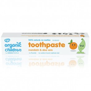 Green People Dentífrico Infantil de Mandarina y Aloe Vera Organic Children