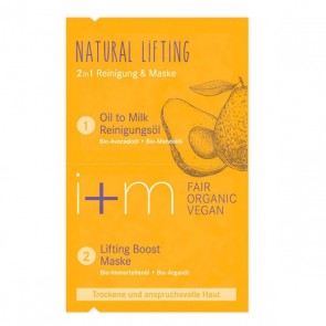 i + m Aceite Limpiador y Mascarilla 2 en 1 Natural Lifting