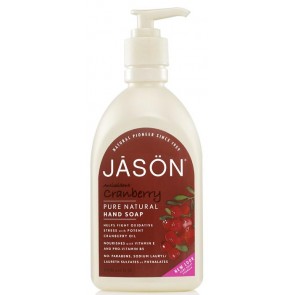 Jason Jabón Manos y Cara Arándano Rojo