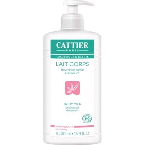 Leche Hidratante Nutritiva Karité y Geranium 500ml - Cattier