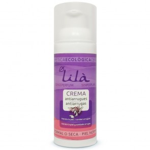 Lilà Crema Facial Antiarrugas Natural Sin Perfume