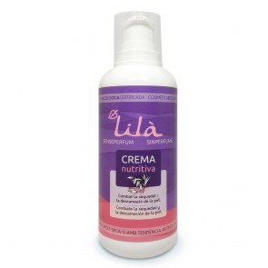 Lilà Crema Nutritiva Sin Perfume - 400 ml