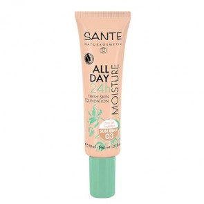 Sante - Maquillaje fluido hidratante 24h 03 Sunny Beige