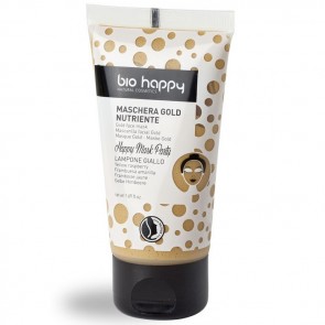 Bio Happy Mascarilla Facial Nutritiva Gold con Frambuesa Amarilla