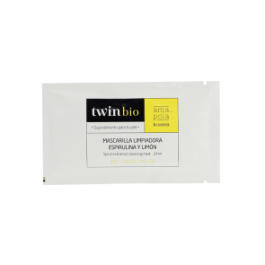 Twin Bio Monodosis Mascarilla Espirulina y Limón
