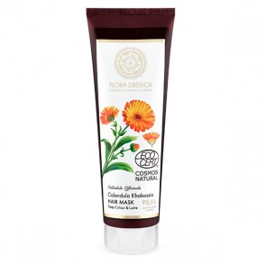 Natura Siberica Mascarilla Color Intenso y Brillo para Cabello Teñido Flora Siberica