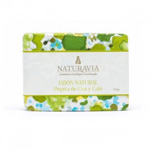 Jabón Exfoliante de Café y Pepita de Uva - Naturavia