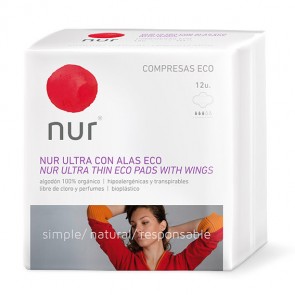Nur Compresas Eco Ultrafinas Con Alas