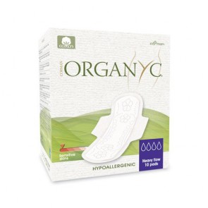 Compresa de Día con Alas 100% Algodón Orgánico - Organyc