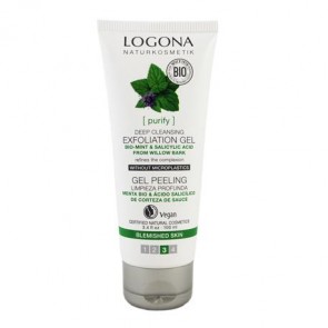 Logona -  Peeling Gel Purificante 100ml Menta Bio & Ácido Salicílico