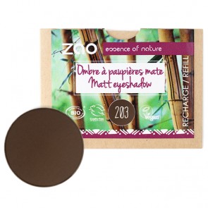 Zao Makeup - Recarga Sombra de Ojos Mate 203 Brun Foncé