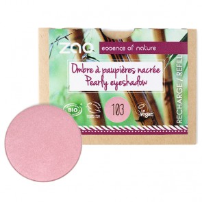 Zao Makeup - Recarga Sombra de Ojos Nacarada 103 Vieux Rose Nacré
