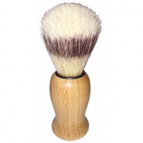 Redecker Brocha de Afeitar de Madera de Haya y Cerdas Naturales