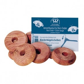 Redecker Discos Anti Polillas de Madera de Cedro