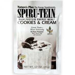 Nature's Plus Spiru-Tein Sobre Cookies and Cream
