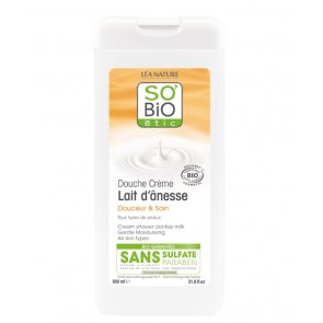 So'bio étic - Gel de Ducha Cremoso con Leche de Burra