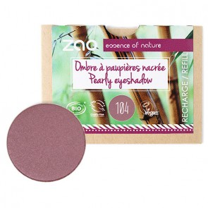 Zao Makeup - Recarga Sombra de Ojos Nacarada 104 Grenat Nacré