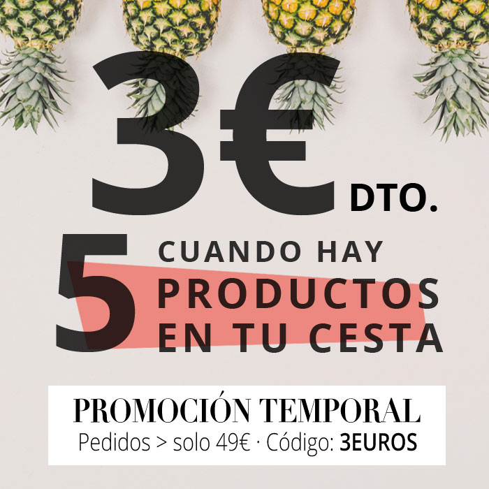 3€ de descuento cuando compras 4 productos o más