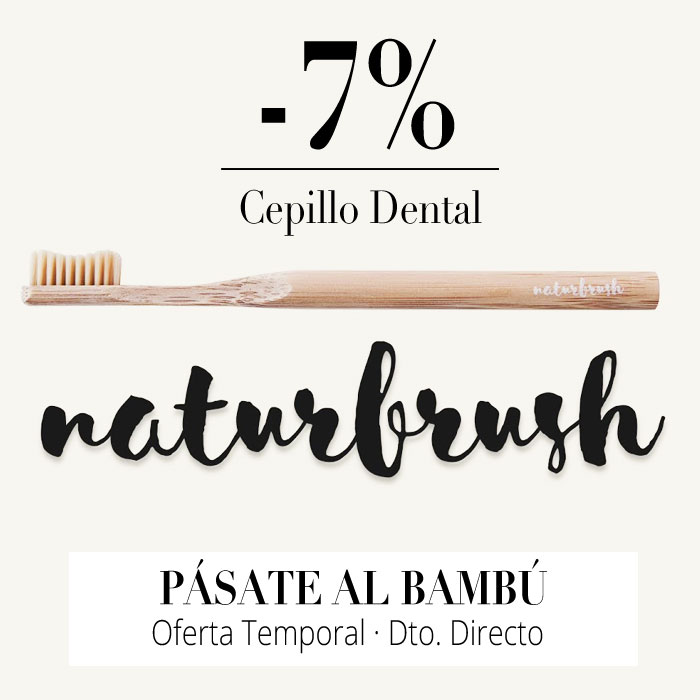 Rebajas Cepillo Bambú Naturbrush.